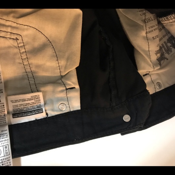 SOLD Levi’s 512 Slim Skinny Fit Jeans 32x32 Black - Picture 4 of 4